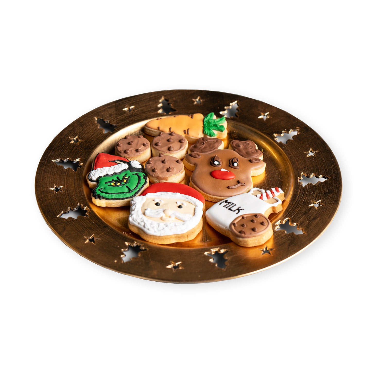 Holiday Shortbread Cookie Tray