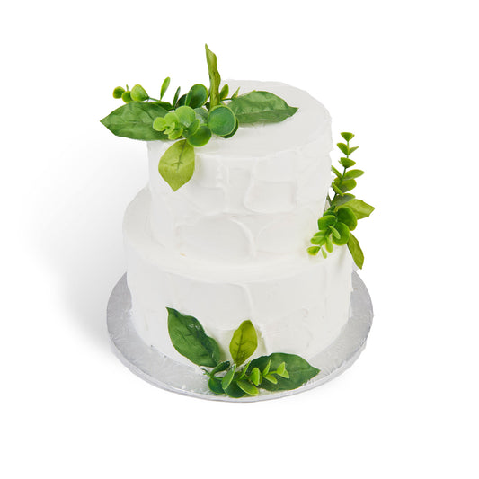 2 Tier Greenery Cake