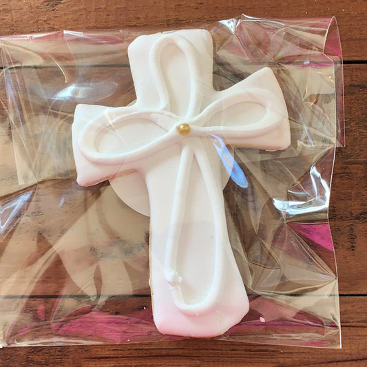 White Cross Shortbread Cookie