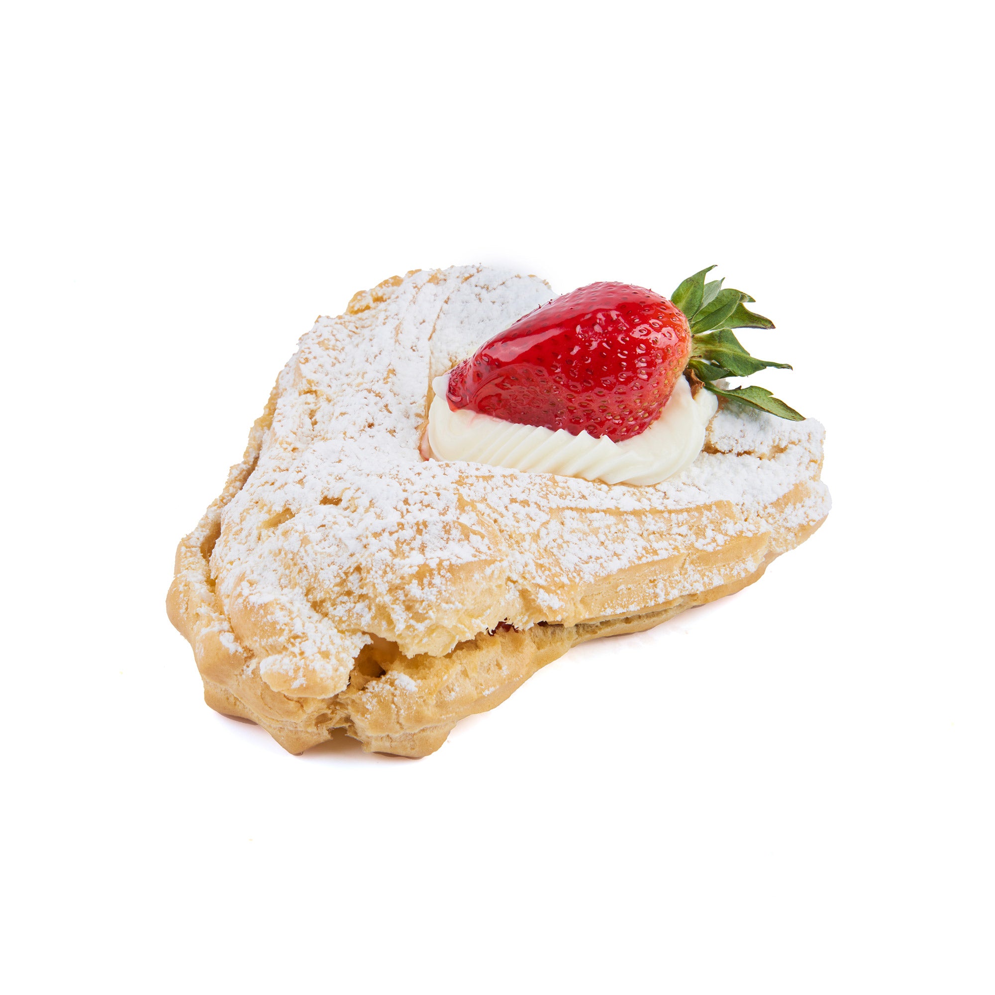 Heart Shape Strawberry Zeppole