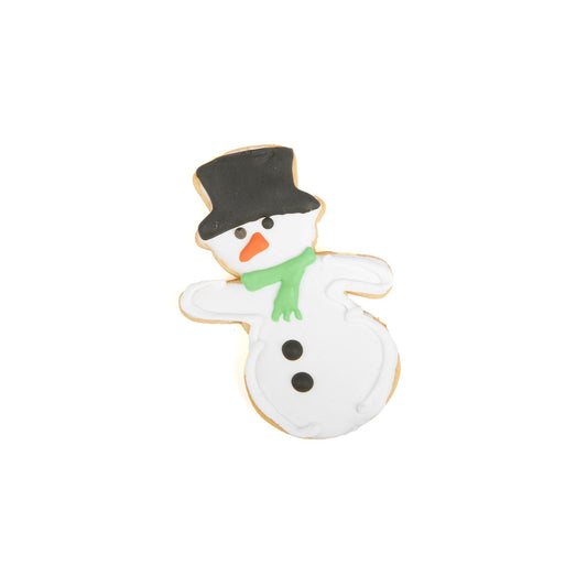 Snowman Shortbread Cookie