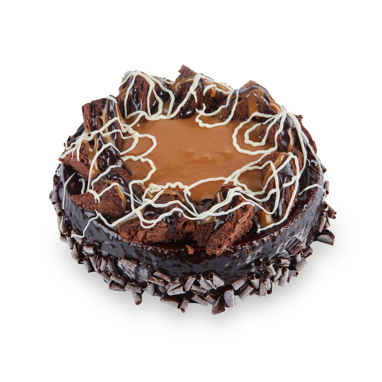 Chocolate Brownie Caramel Cheesecake