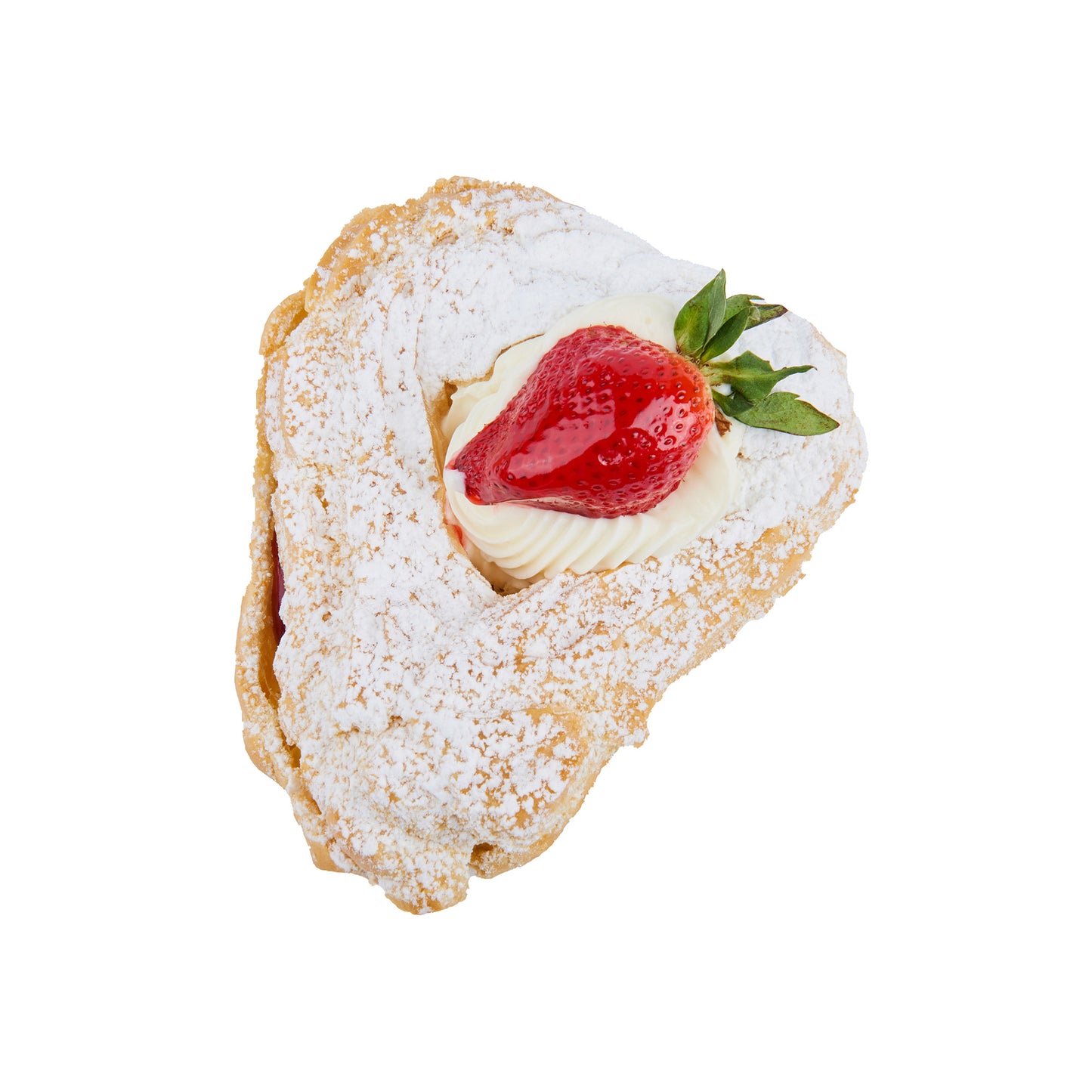 Heart Shape Strawberry Zeppole